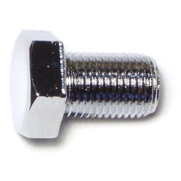 Midwest Fastener Grade 5, 1/2"-20 Hex Head Cap Screw, Chrome Plated Steel, 3/4 in L, 5 PK 75381 - main